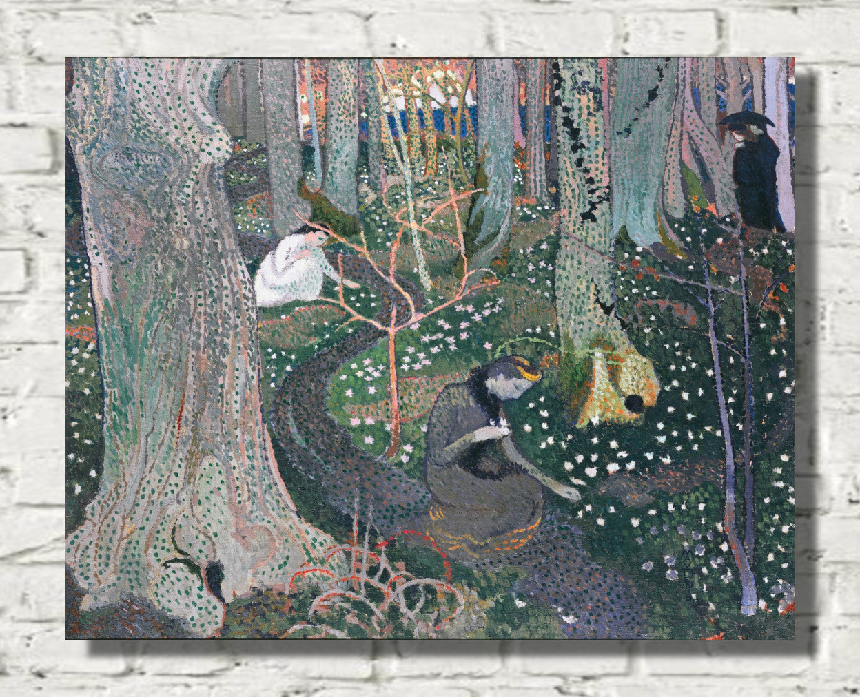 April (The Anemones) (1891) by Maurice Denis