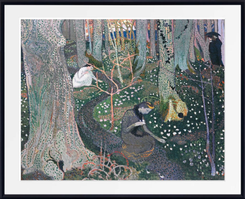 April (The Anemones) (1891) by Maurice Denis