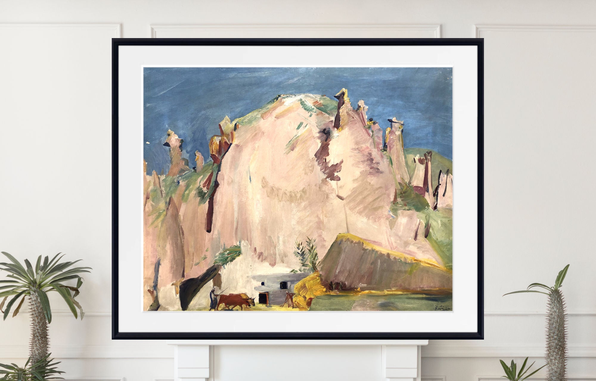 armenian landscape framed print