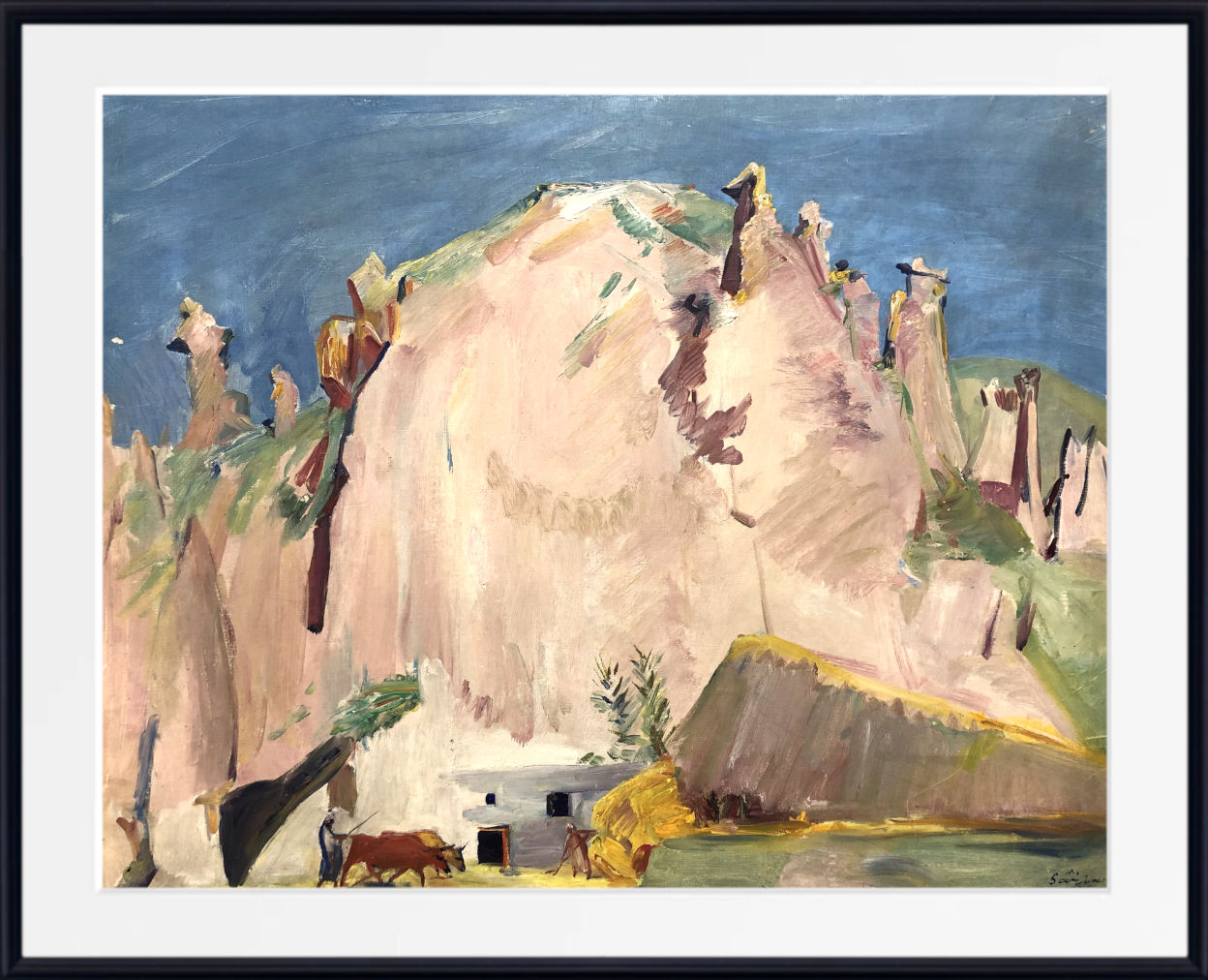 armenian landscape framed print