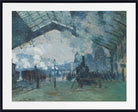 Claude Monet Fine Art Print, Arrival of the Normandy Train, Gare Saint-Lazare