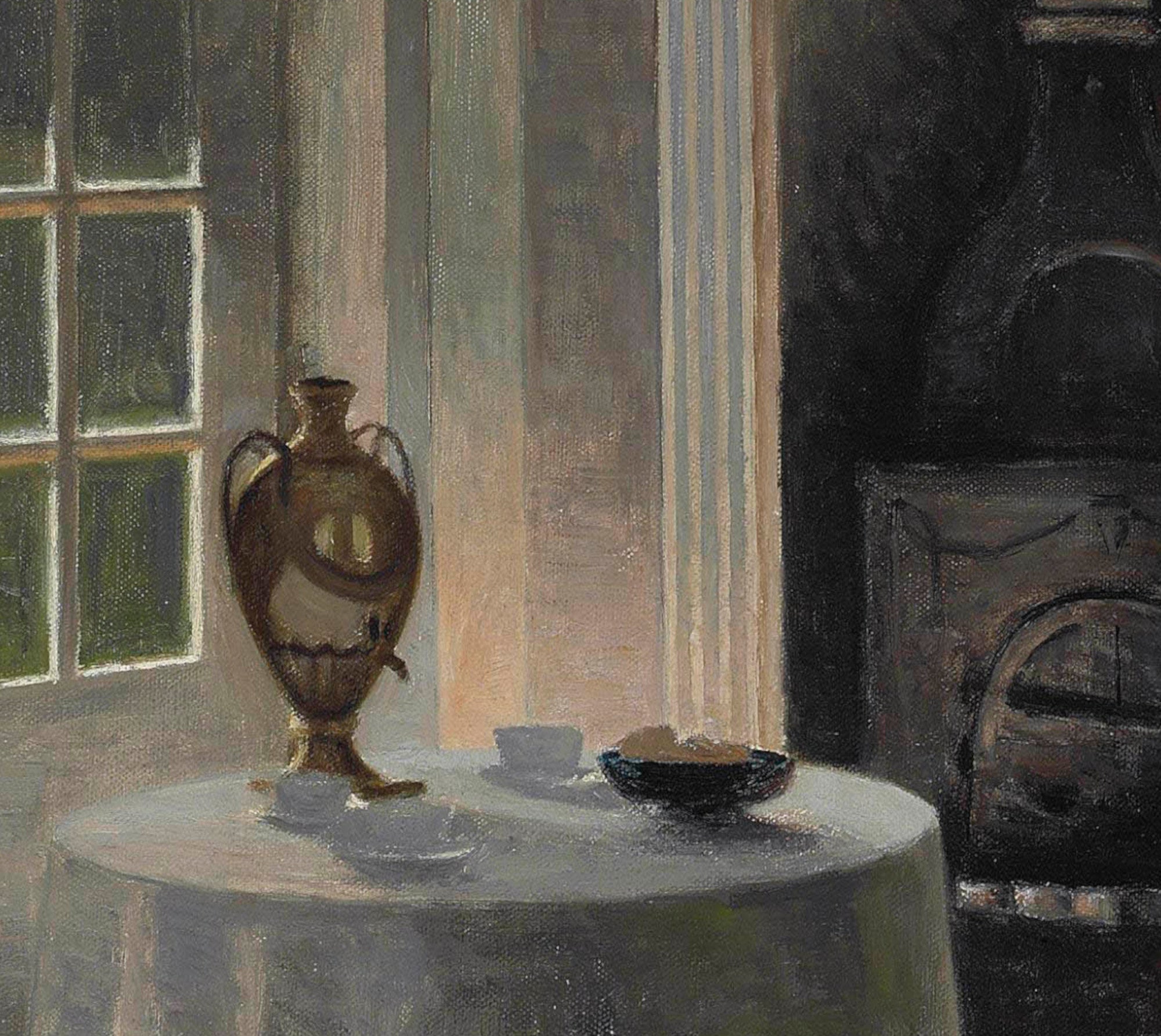 Peter Ilsted Fine Art Print, A sunlit interior
