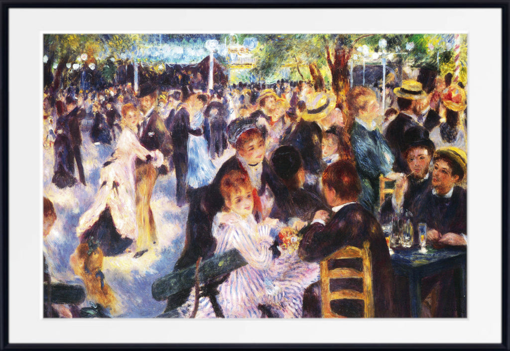 Dance at Le Moulin de la Galette Renoir, Impressionist Fine Art Print