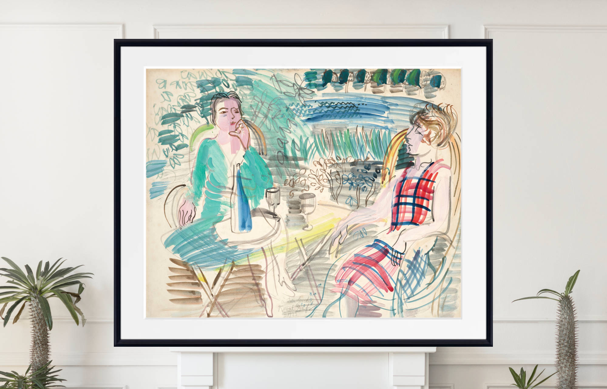 Raoul Dufy – Au jardin (1925) Fine Art Prints & Canvas Panels