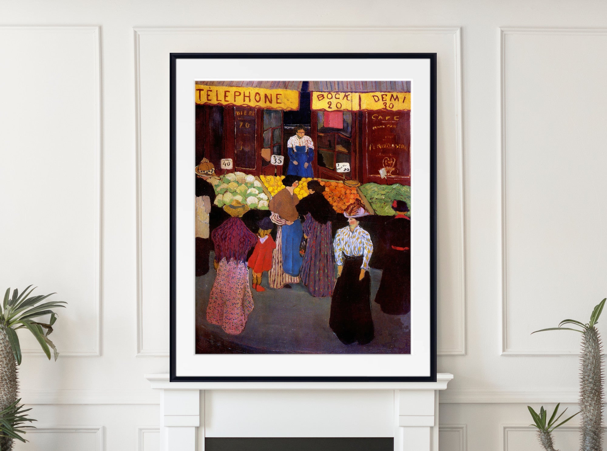At The Market, Félix Vallotton