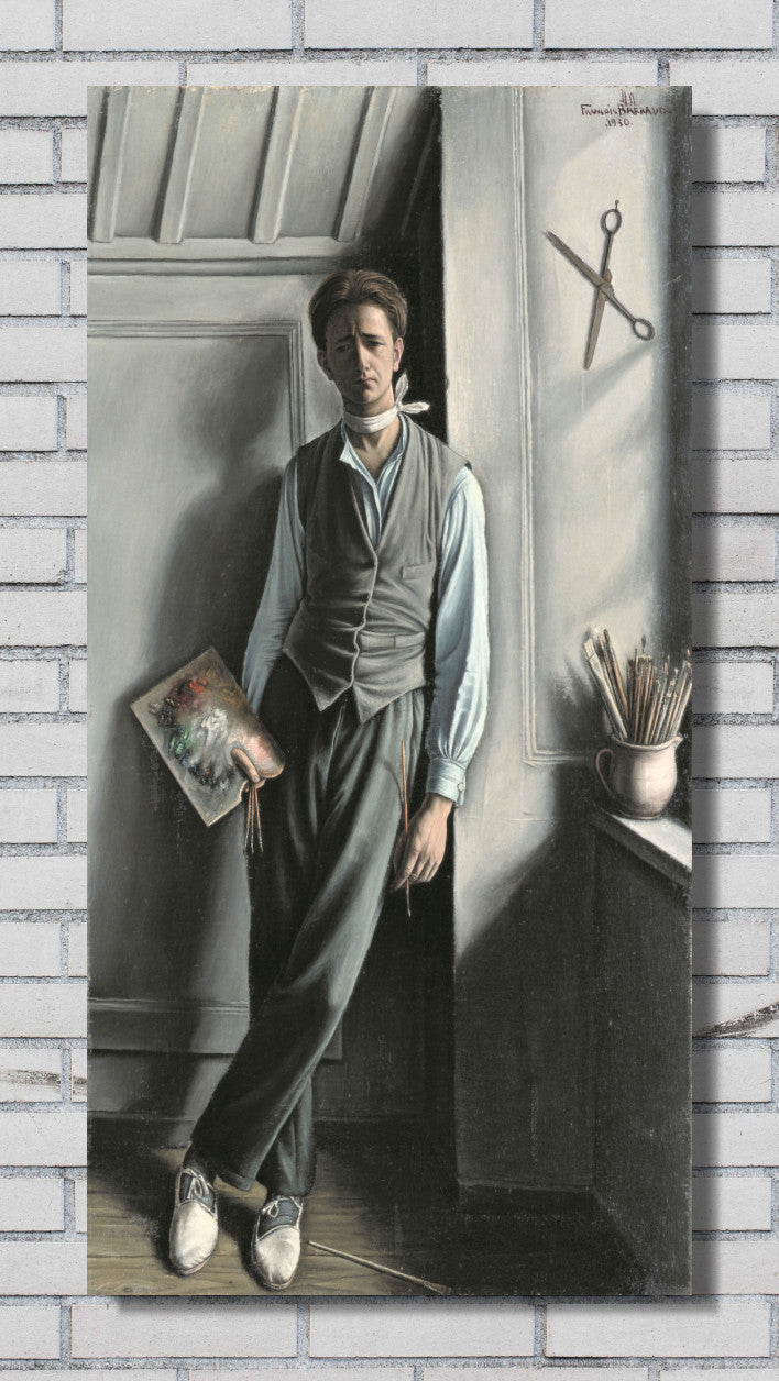 Self-portrait (the madman, the François), 1930 by Francois Barraud