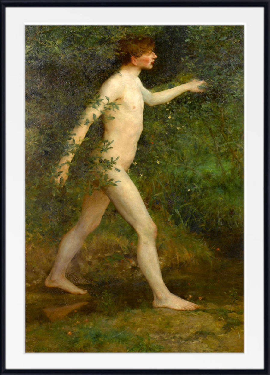 A woodland bather, Henry Scott Tuke
