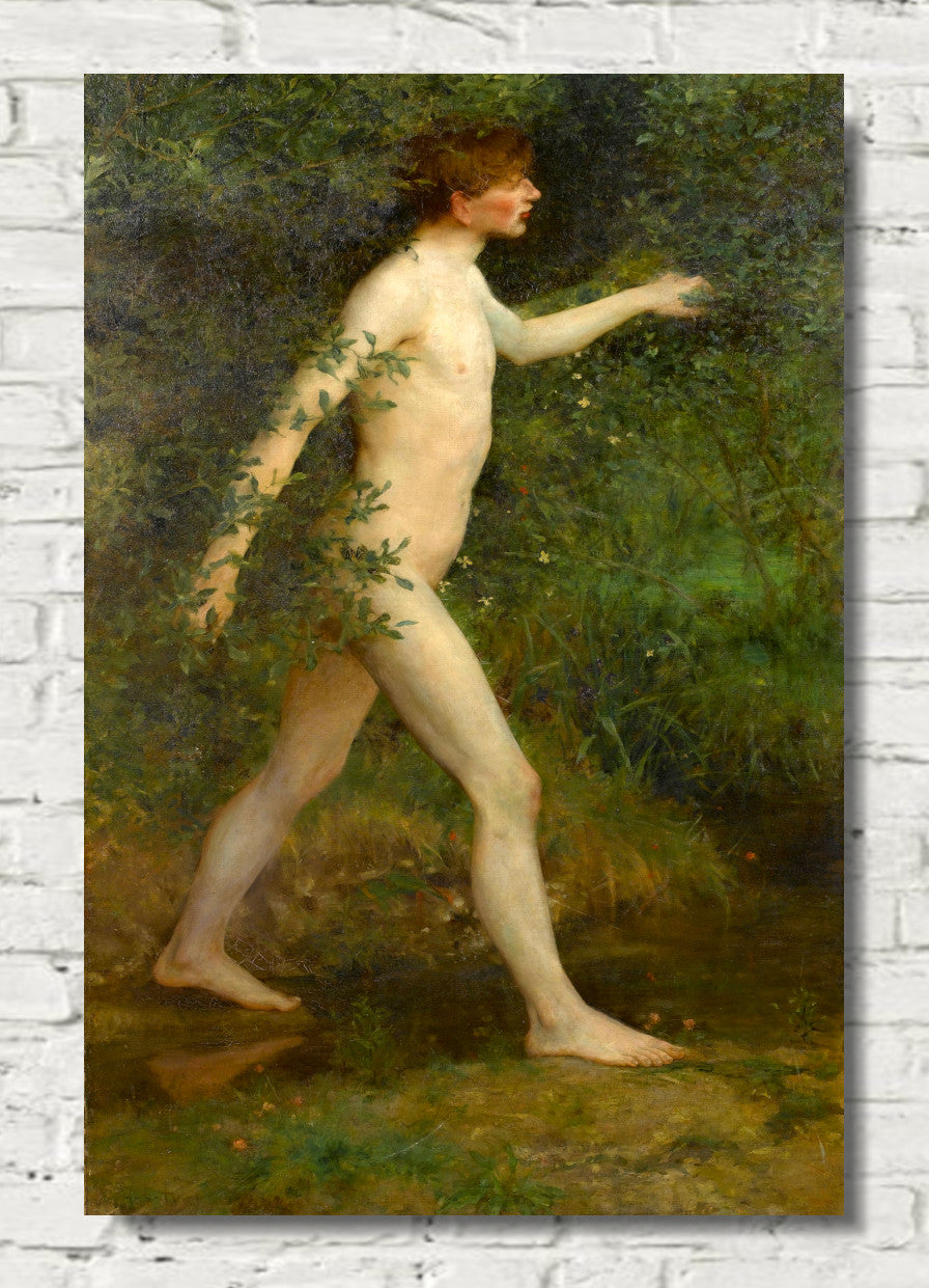 A woodland bather, Henry Scott Tuke