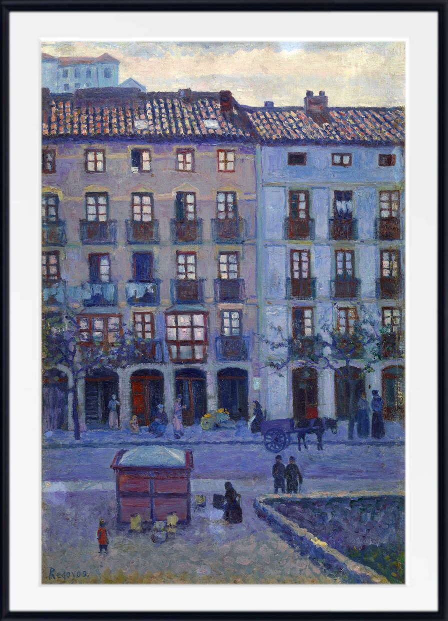 Darío de Regoyos Print, Azul, San Sebastian (1900)