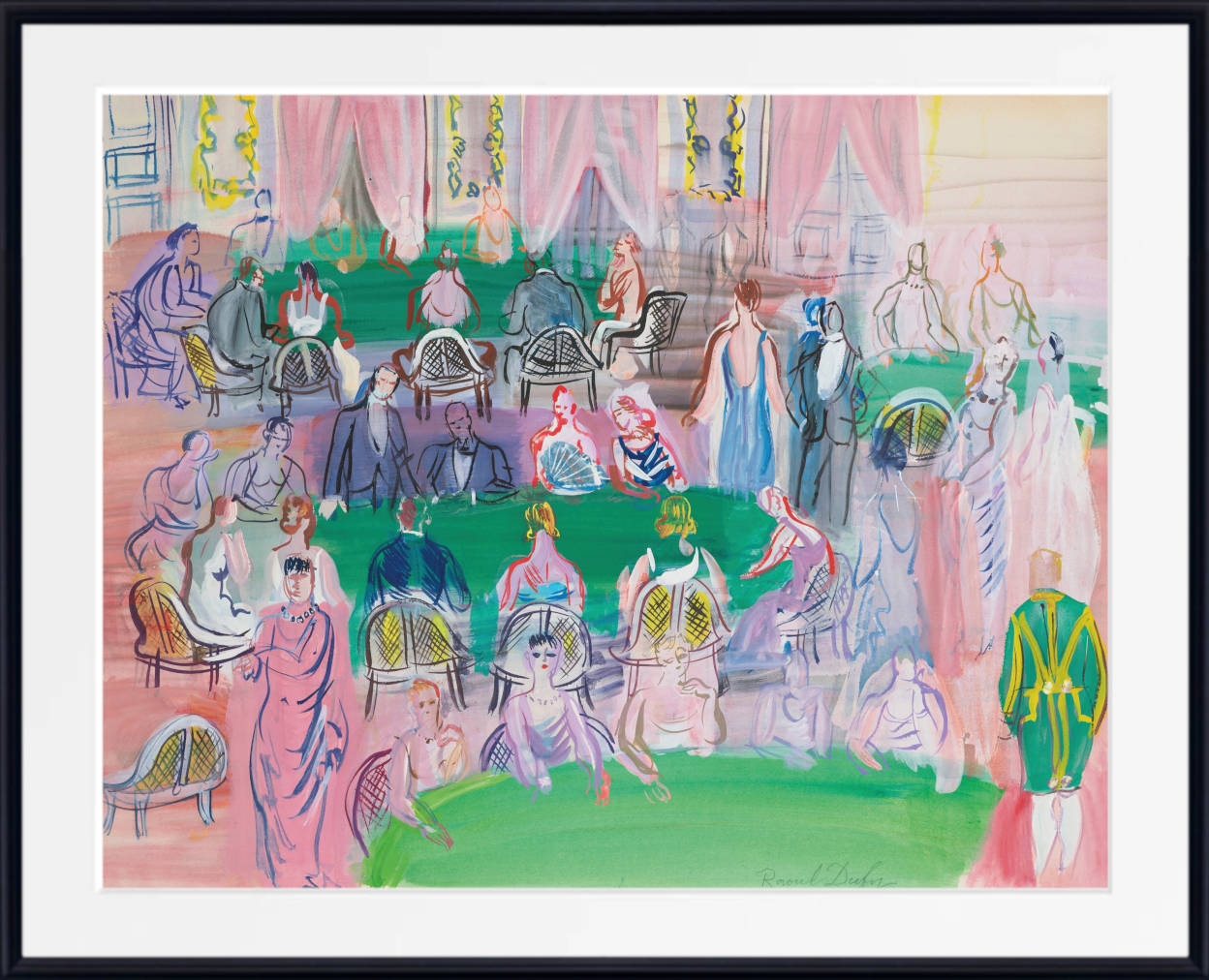 Raoul Dufy – Baccarat (1925) Fine Art Prints & Canvas Panels