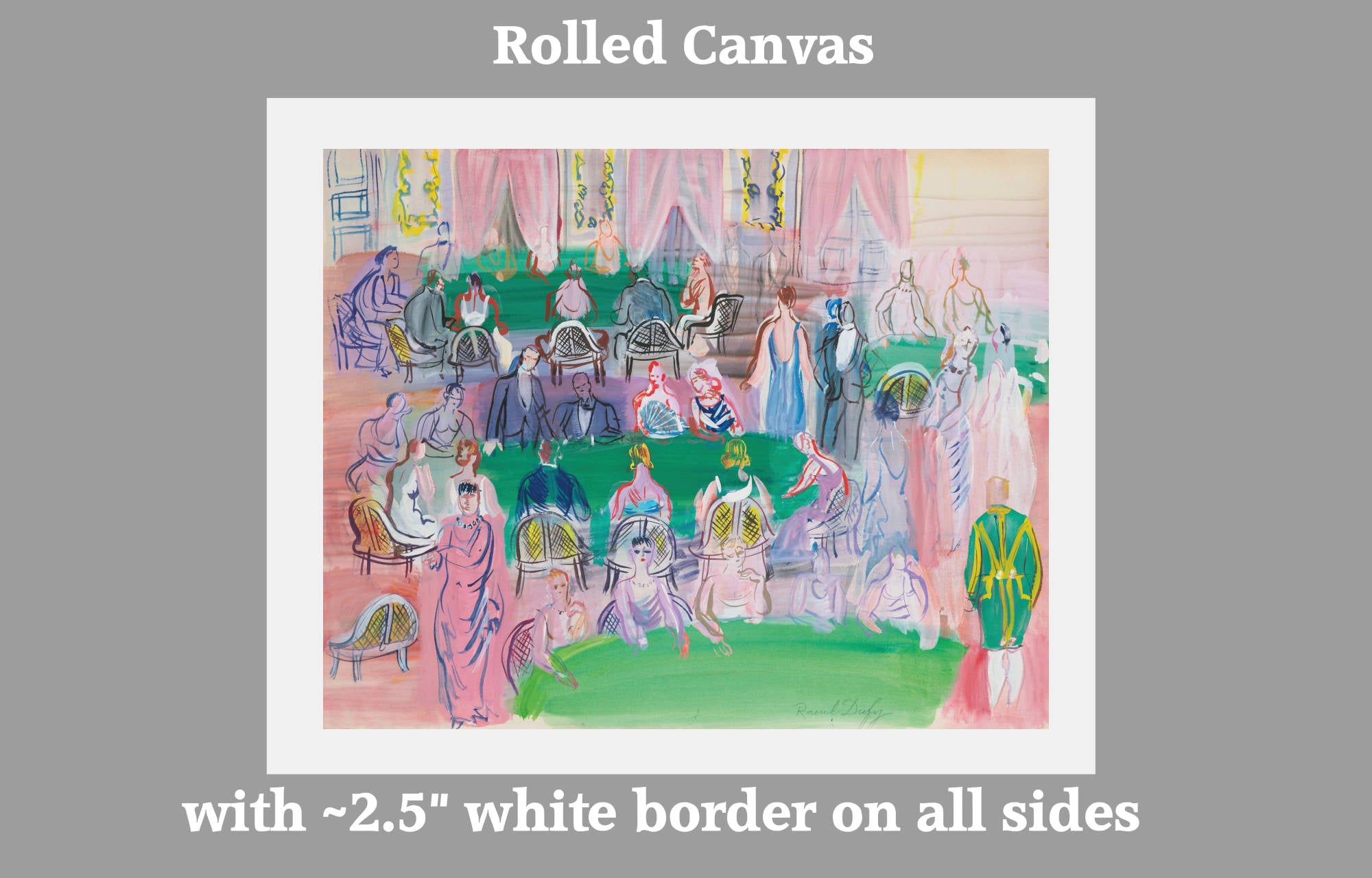 Raoul Dufy – Baccarat (1925) Fine Art Prints & Canvas Panels