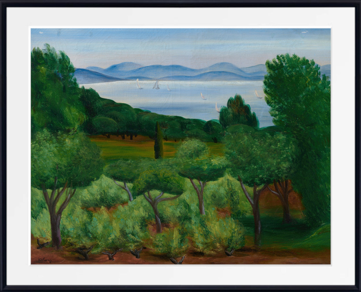 Baie de Saint-Tropez by Moise Kisling