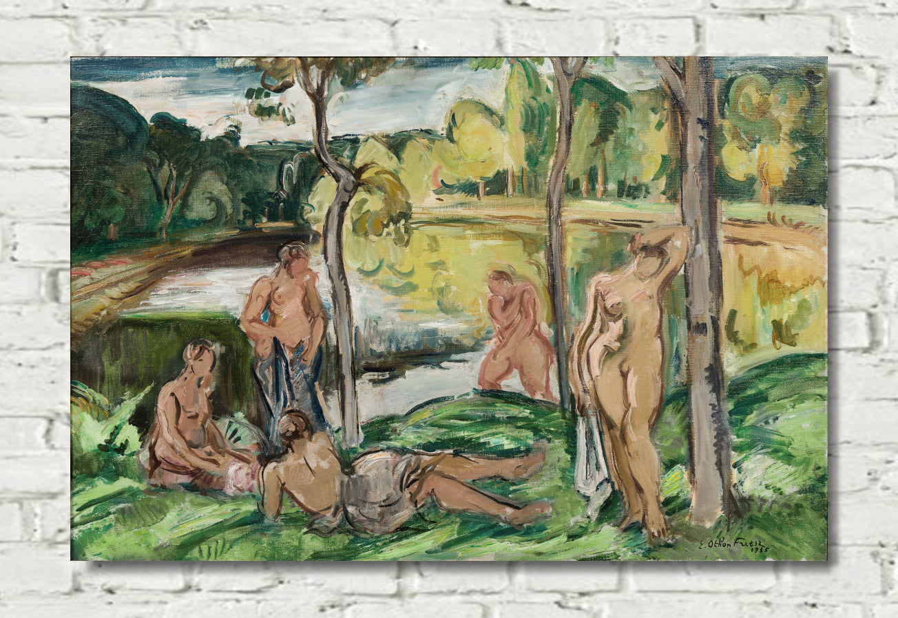 Baigneuses sur la Rance (1935) by Othon Friesz