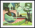 Banks of the Landwehrkanal in the morning (1929) by Ernst Ludwig Kirchner