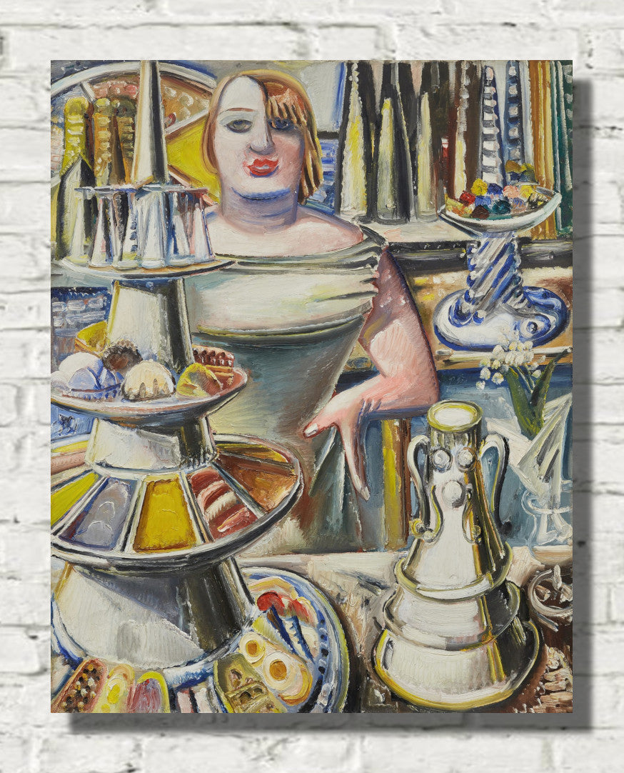 Bardame (Barmaid) (1932) by Paul Kleinschmidt