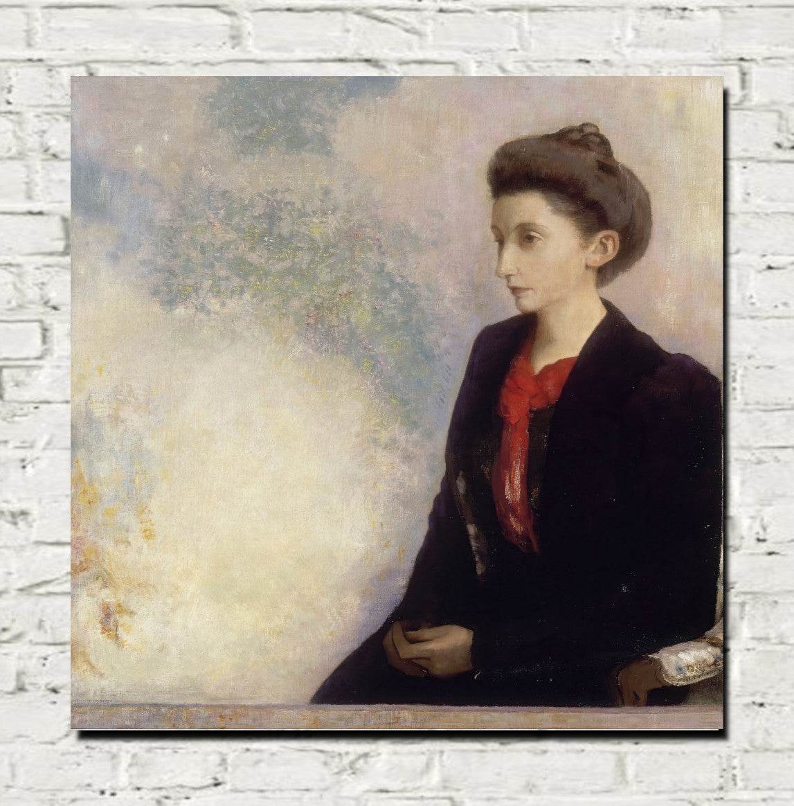 Baroness Robert de Domecy (1900) by Odilon Redon