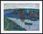 Henry Moret Print, Fishing Boats in Brittany (1897)