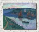 Henry Moret Print, Fishing Boats in Brittany (1897)
