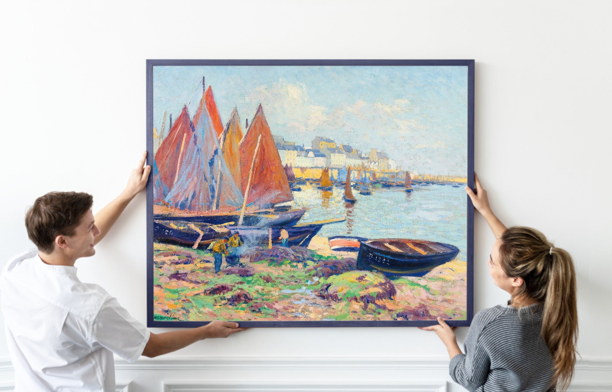 Boats and Longshoremen (1909), Paul Madeline