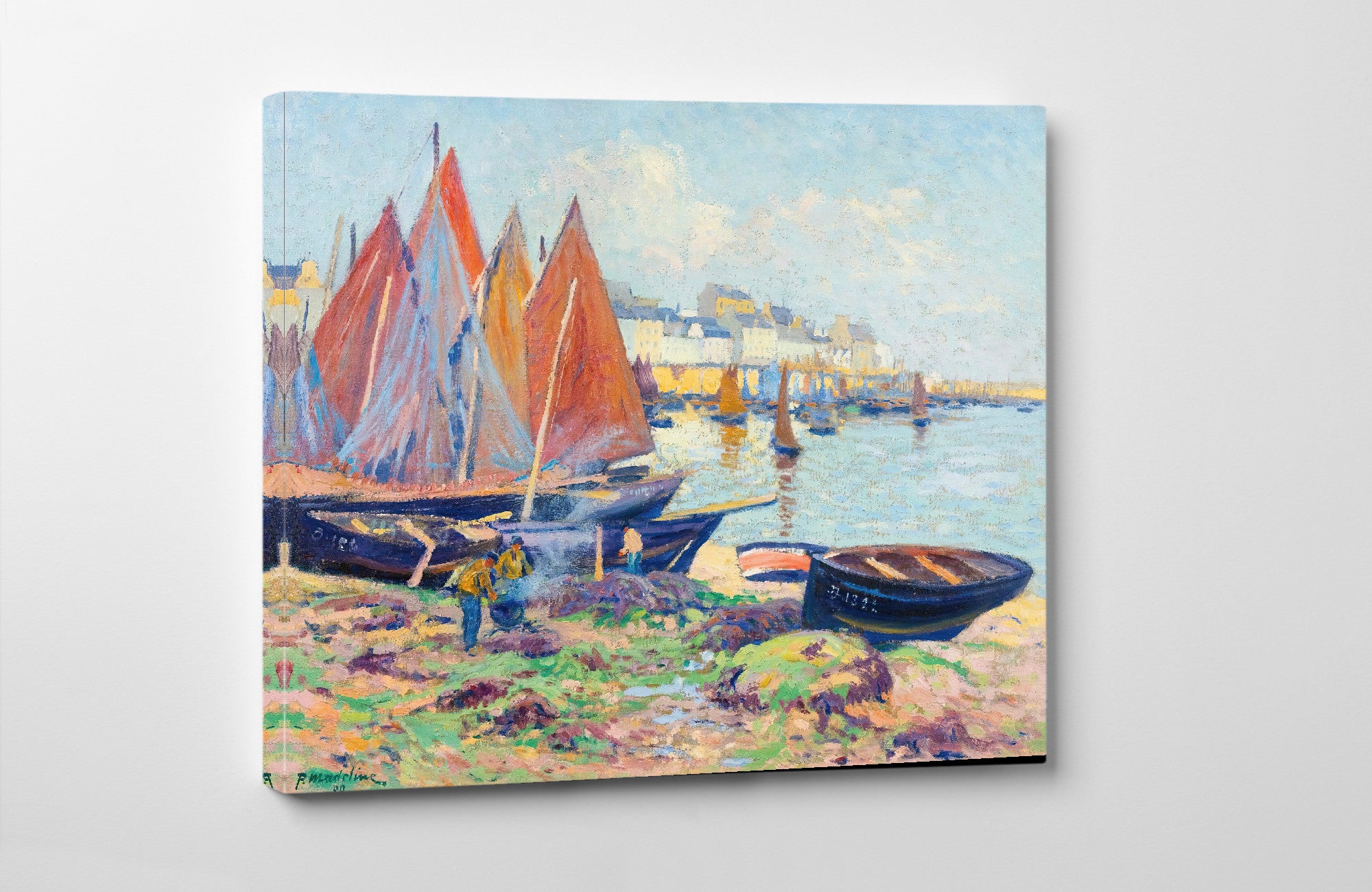 Boats and Longshoremen (1909), Paul Madeline