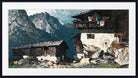 Bauernhof im Hochgebirge, Oskar Mulley Fine Art Print