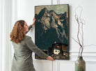 Farm in the high mountains (1930), Oskar Mulley Fine Art Print