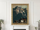 Farm in the high mountains (1930), Oskar Mulley Fine Art Print