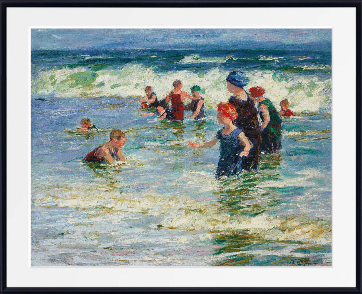Beach Scene by Edward Henry Potthast