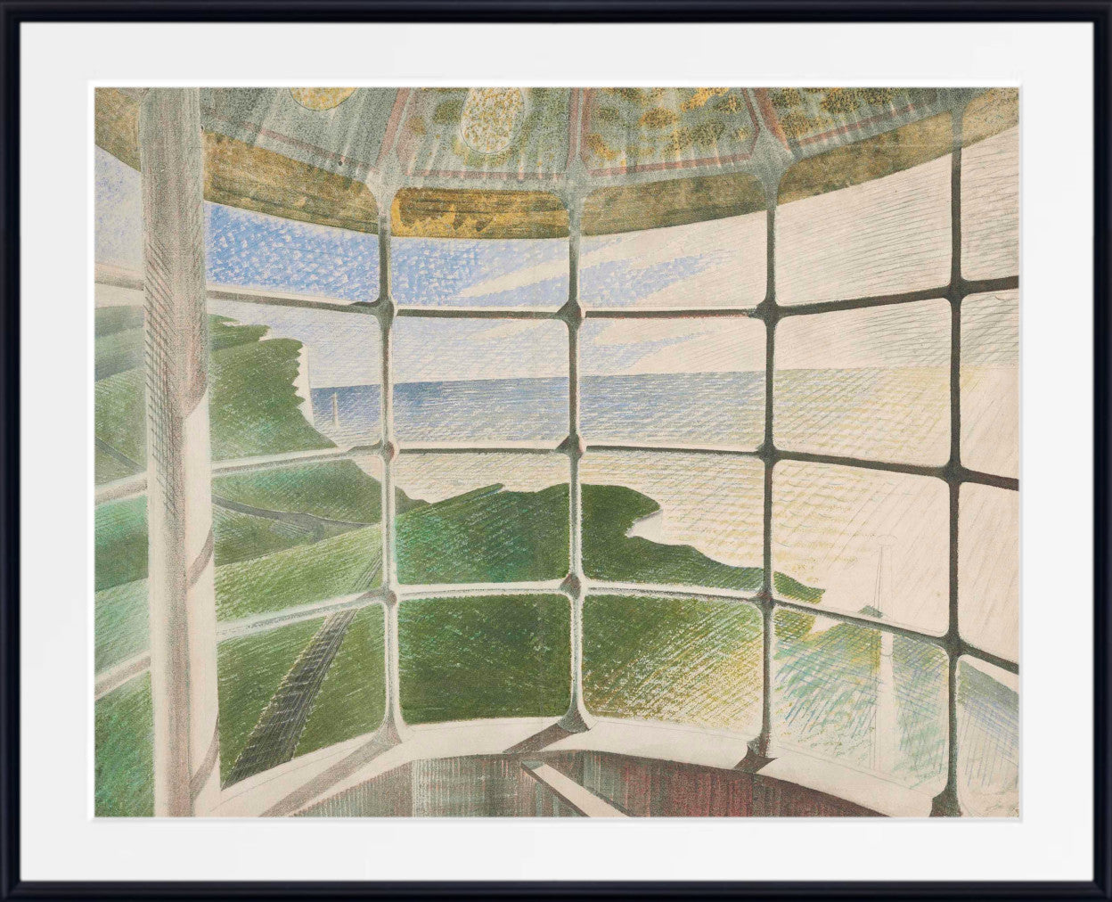 Beachy Head Lighthouse by Eric Ravilious