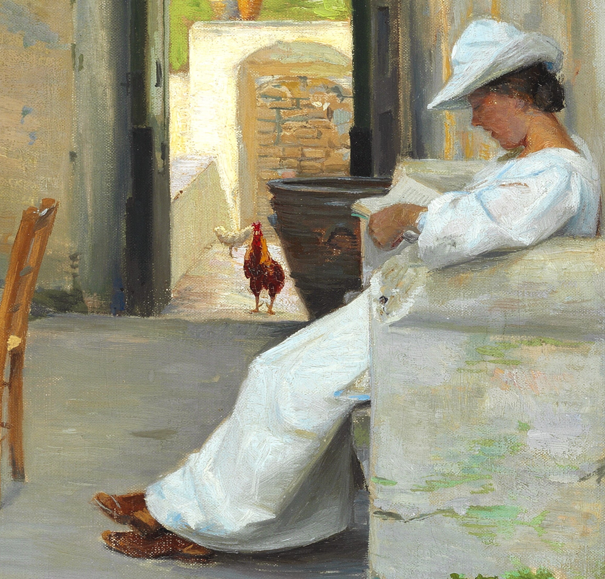 Peter Ilsted Fine Art Print, Before Lunch