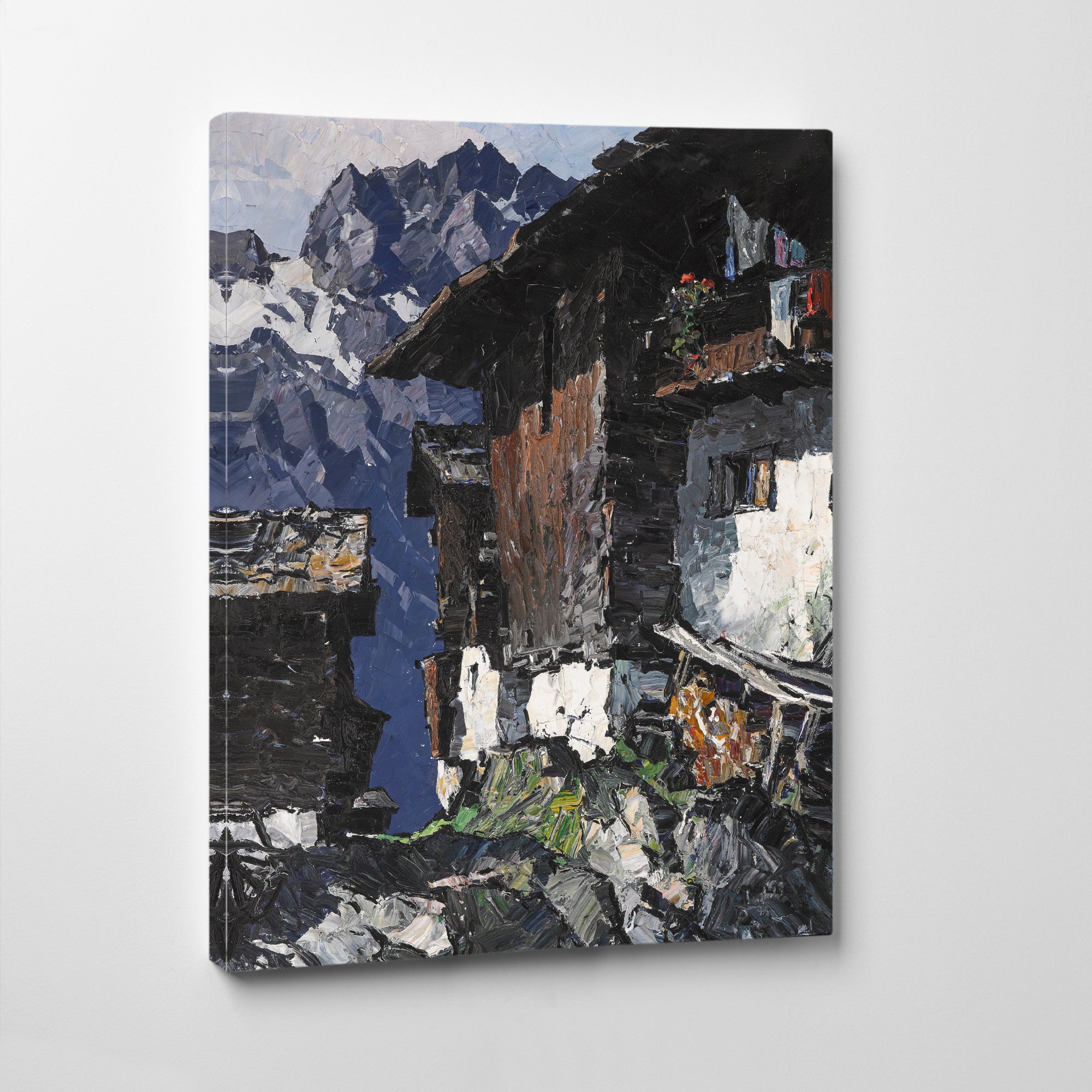 Tyrolean Mountain Farm), Oskar Mulley Fine Art Print