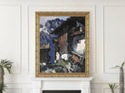 Tyrolean Mountain Farm), Oskar Mulley Fine Art Print