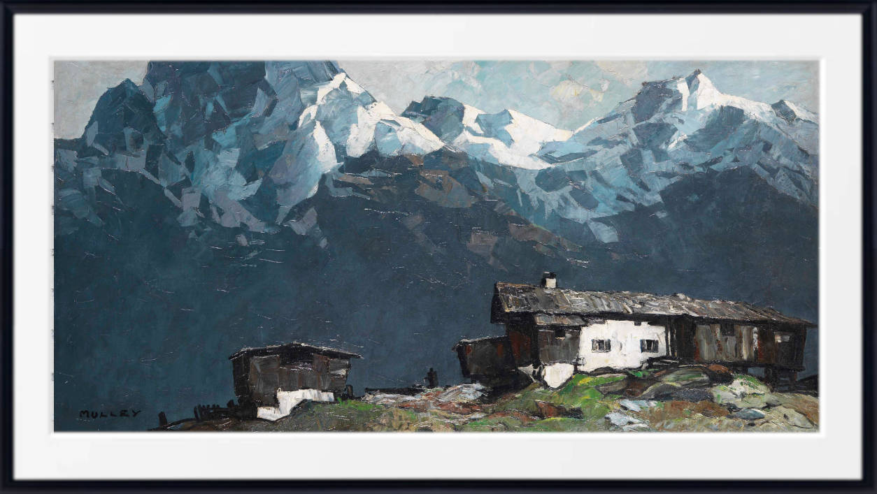 Mountain Farm, Oskar Mulley Fine Art Print