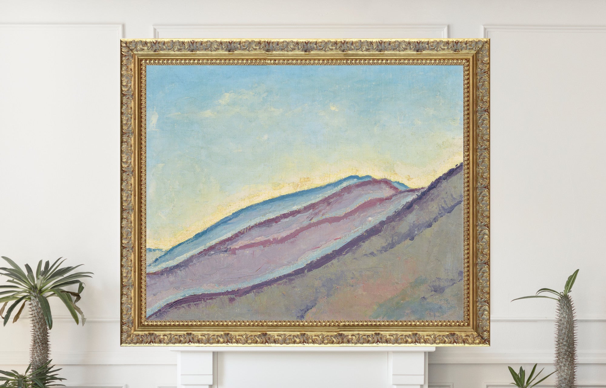 Koloman Moser Fine Art Print, Berghänge (Mountain Slopes)