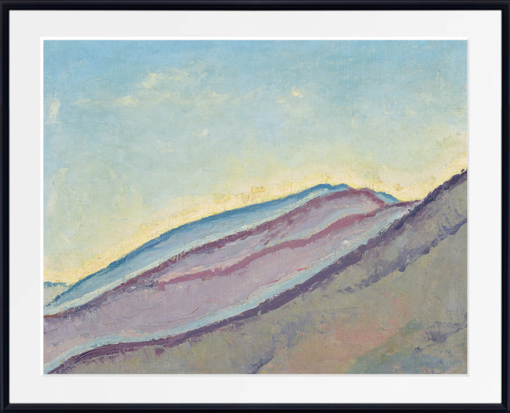 Koloman Moser Fine Art Print, Berghänge (Mountain Slopes)