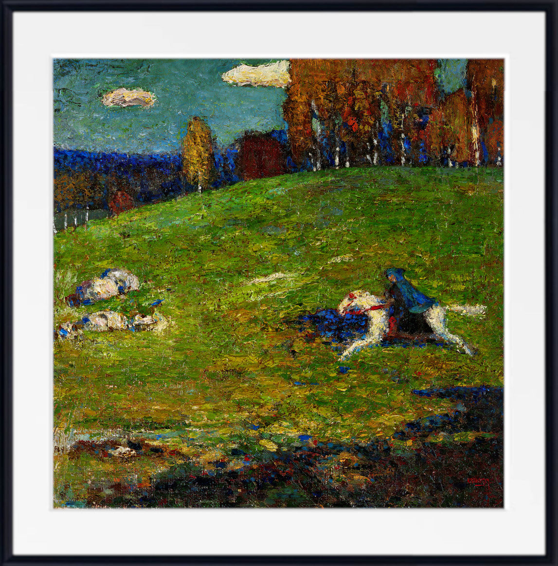 Blue Rider, Wassily Kandinsky Abstract Fine Art Print