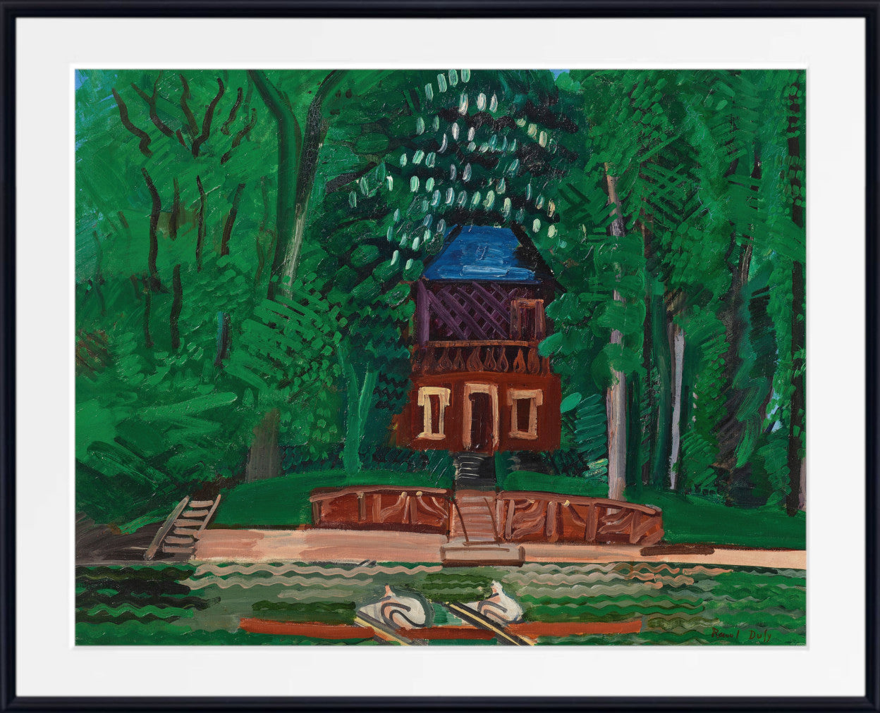 Boaters on the Marne (1922) by Raoul Dufy