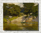 Boating in Central Park (1900-1905) by Edward Henry Potthast