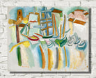 Boats and barques in Martigues by Raoul Dufy
