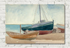 George Ault Fine Art Print, Boats on Beach (1921)
