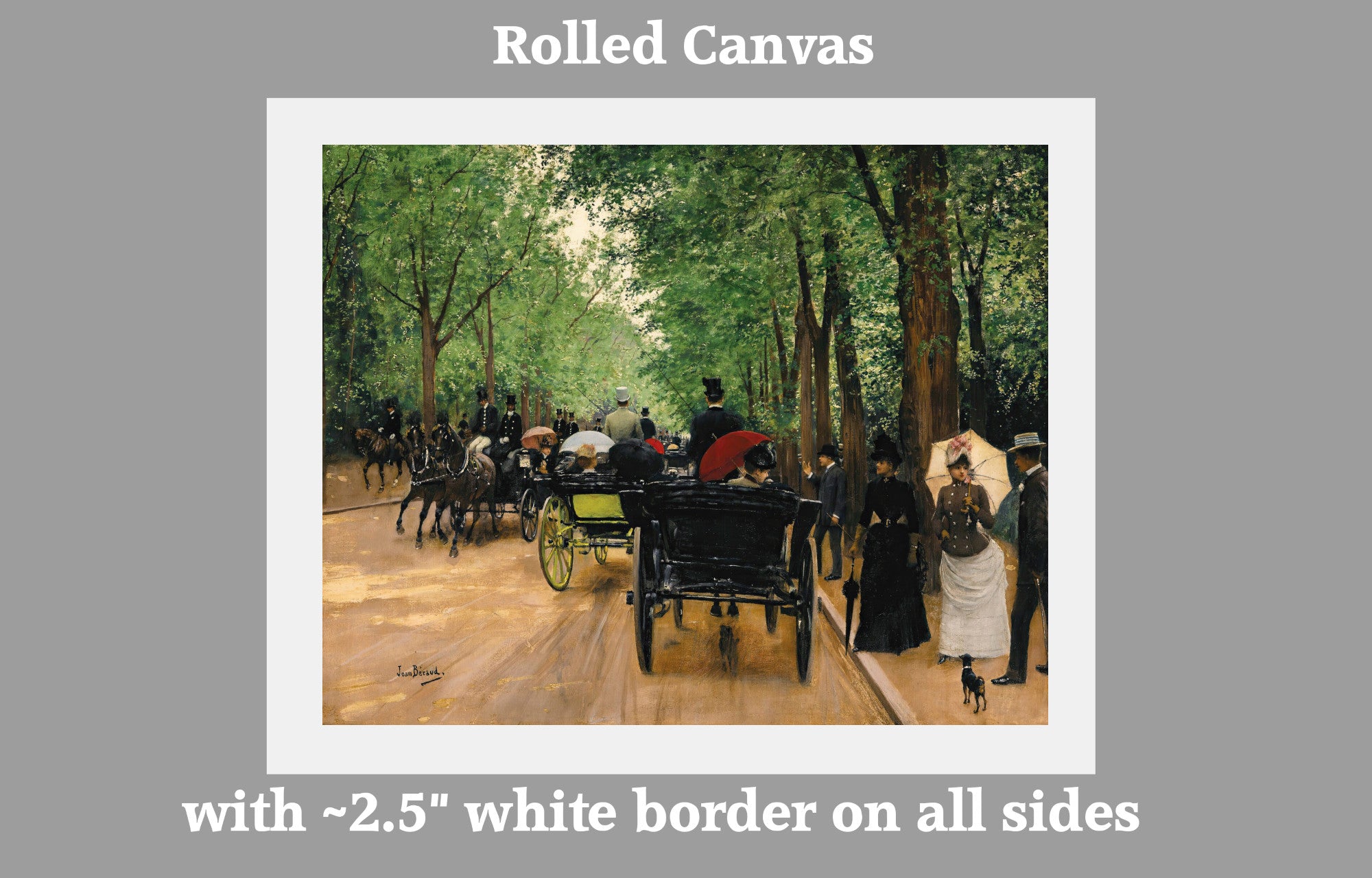 Jean Béraud, Bois De Boulogne