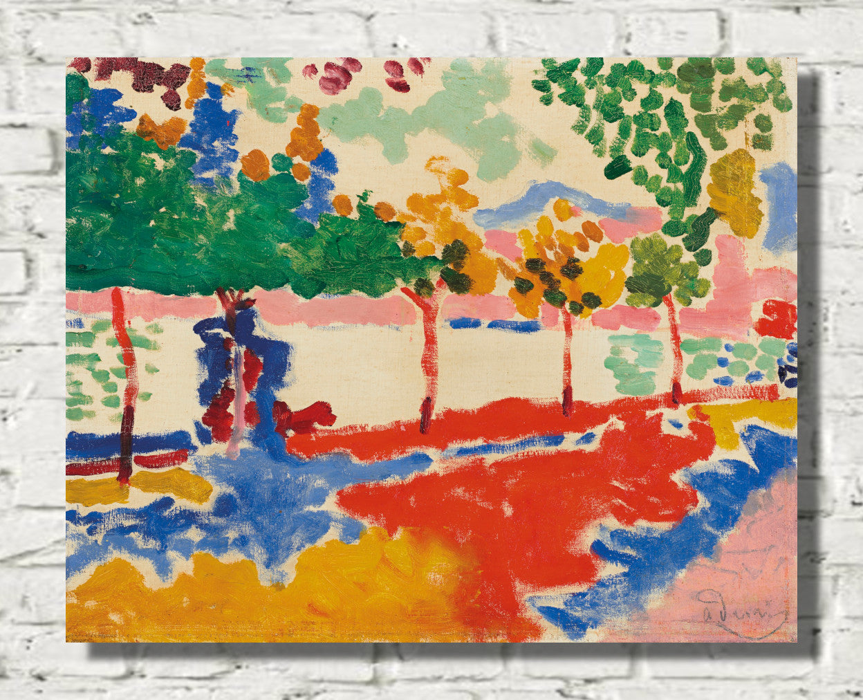 Bords de rivière, by André Derain