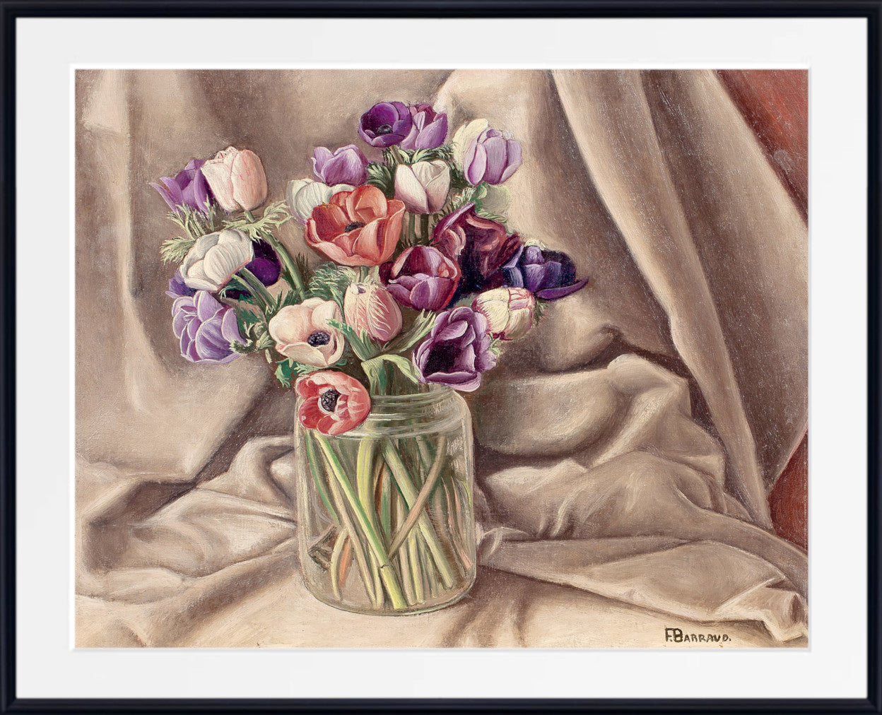 Bouquet d'anémones by Francois Barraud