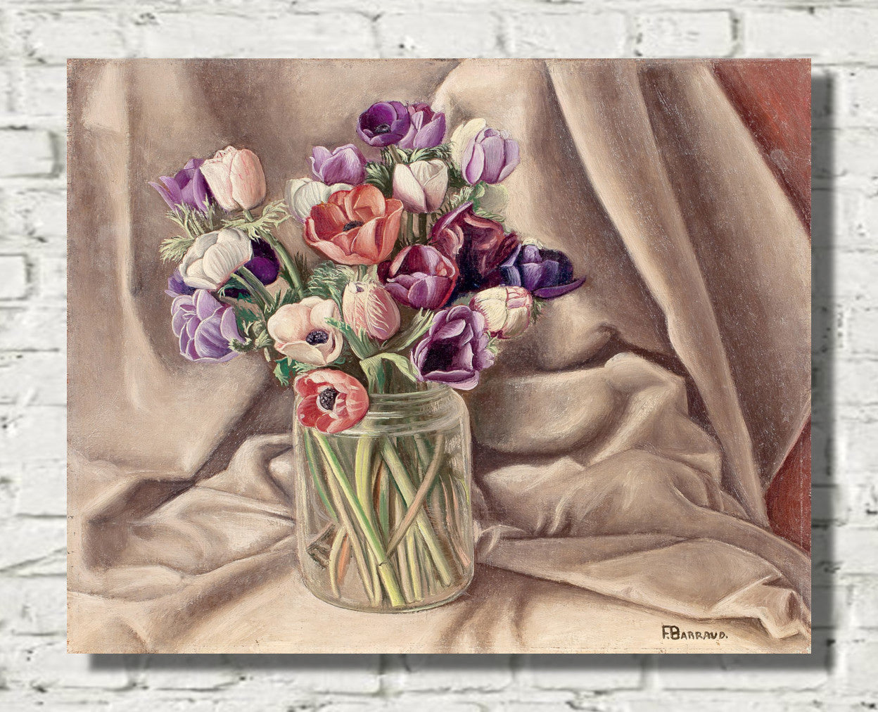 Bouquet d'anémones by Francois Barraud