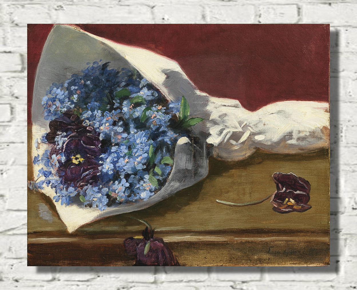 Bouquet de fleurs, Eva Gonzales