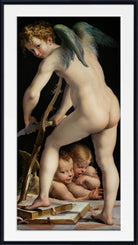 Parmigianino Fine Art Print, Cupid Making His Bow