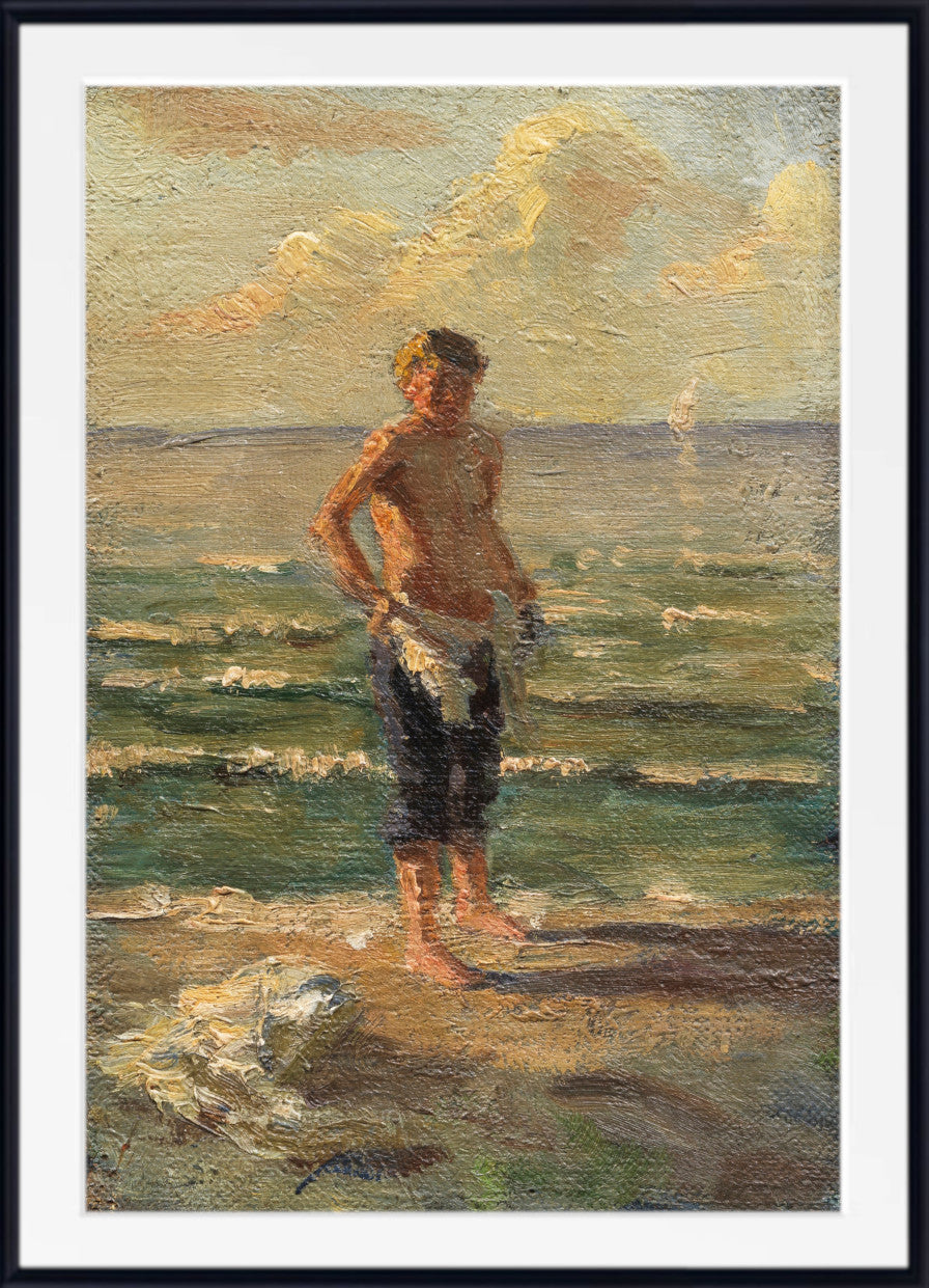 Boy at the Lake (1911) by Christian Landenberger