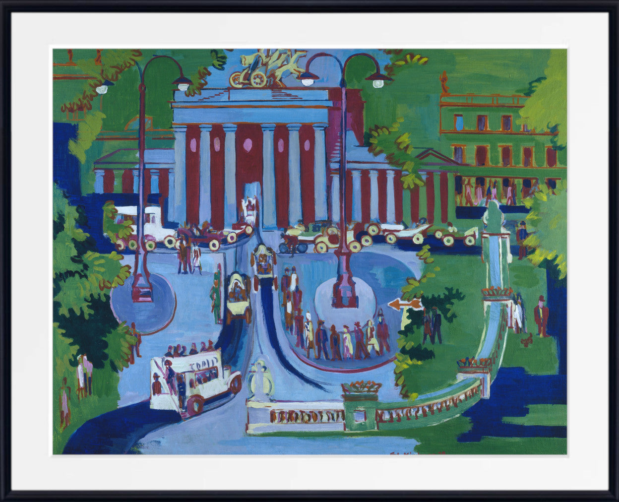 Brandenburg Gate (1929) by Ernst Ludwig Kirchner