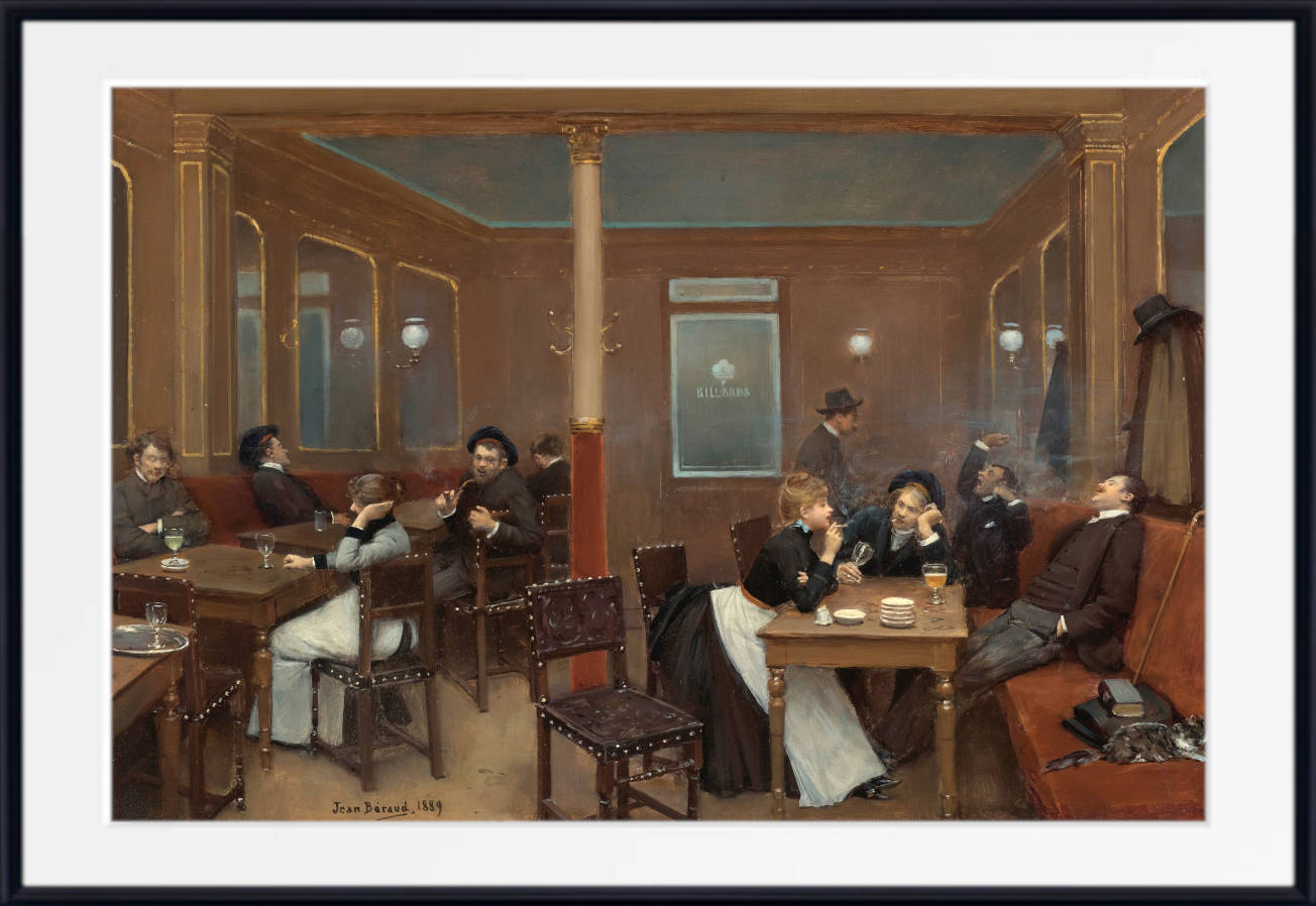 Jean Béraud, Brasserie D’étudiants (Student Brasserie) (1889)