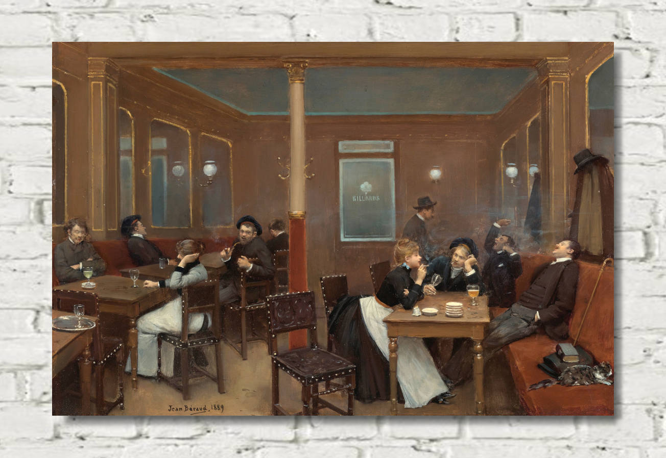 Jean Béraud, Brasserie D’étudiants (Student Brasserie) (1889)